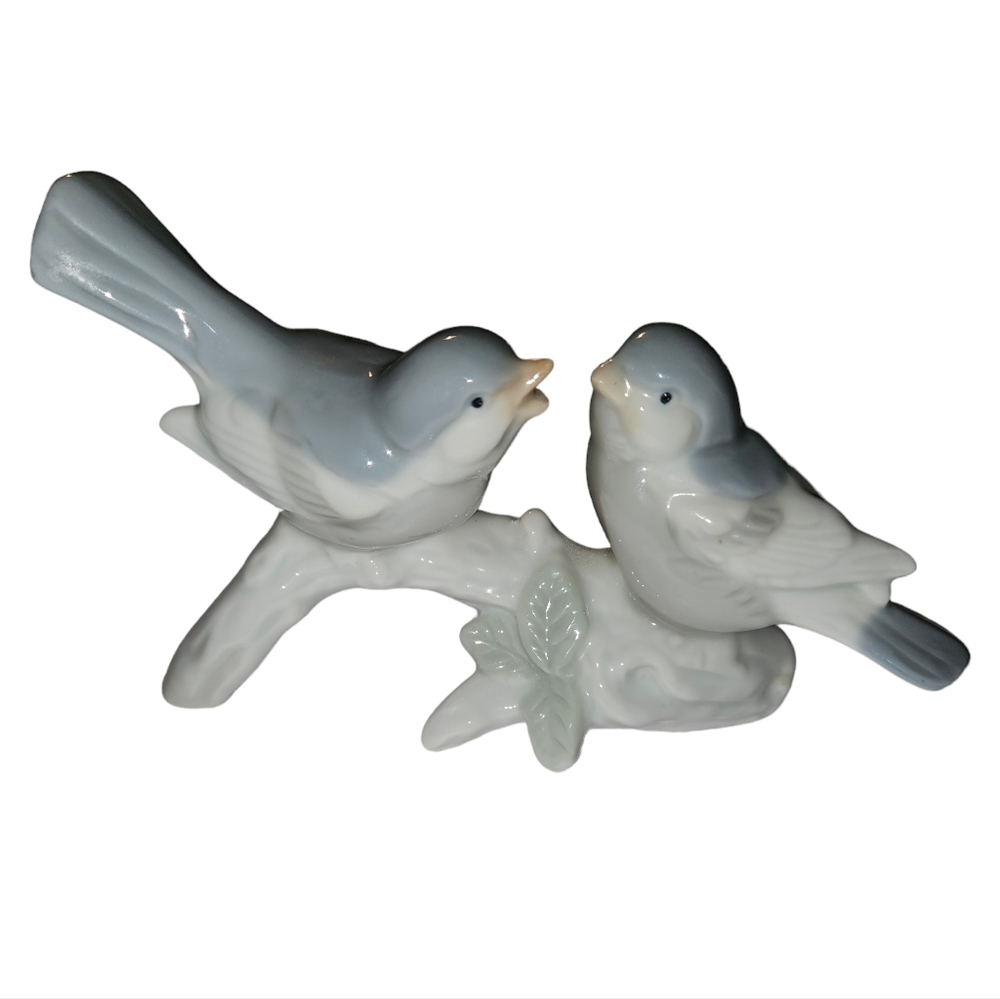 Otagiri - Vintage Japanese Porcelain - Two Birds on a Branch Figurine